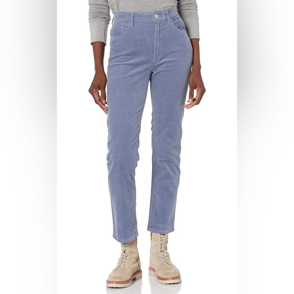 Club Monaco Women's 27 High Rise‎ Skinny Pants Blue Corduroy 295820434008